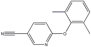 6-(2,6-dimethylphenoxy)nicotinonitrile Structure