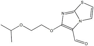 6-(2-isopropoxyethoxy)imidazo[2,1-b][1,3]thiazole-5-carbaldehyde 구조식 이미지