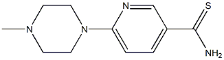 6-(4-methylpiperazin-1-yl)pyridine-3-carbothioamide 구조식 이미지