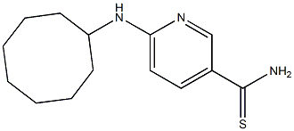 6-(cyclooctylamino)pyridine-3-carbothioamide Structure