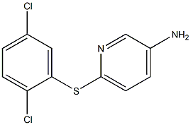 6-[(2,5-dichlorophenyl)sulfanyl]pyridin-3-amine Structure
