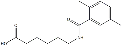 6-[(2,5-dimethylphenyl)formamido]hexanoic acid Structure