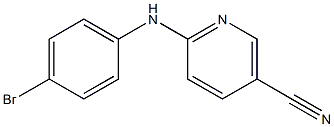 6-[(4-bromophenyl)amino]nicotinonitrile 구조식 이미지