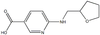 6-[(oxolan-2-ylmethyl)amino]pyridine-3-carboxylic acid 구조식 이미지