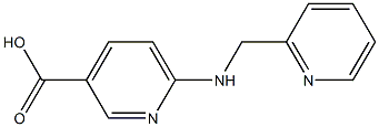 6-[(pyridin-2-ylmethyl)amino]pyridine-3-carboxylic acid 구조식 이미지
