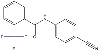 N-(4-cyanophenyl)-2-(trifluoromethyl)benzamide Structure