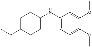 N-(4-ethylcyclohexyl)-3,4-dimethoxyaniline 구조식 이미지