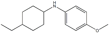 N-(4-ethylcyclohexyl)-4-methoxyaniline 구조식 이미지