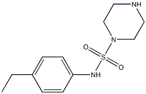 N-(4-ethylphenyl)piperazine-1-sulfonamide Structure