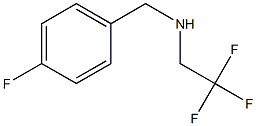 N-(4-fluorobenzyl)-N-(2,2,2-trifluoroethyl)amine 구조식 이미지