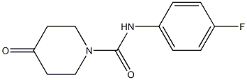 N-(4-fluorophenyl)-4-oxopiperidine-1-carboxamide Structure