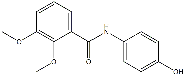 N-(4-hydroxyphenyl)-2,3-dimethoxybenzamide 구조식 이미지