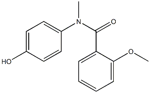 N-(4-hydroxyphenyl)-2-methoxy-N-methylbenzamide Structure