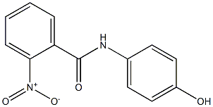 N-(4-hydroxyphenyl)-2-nitrobenzamide 구조식 이미지