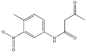 N-(4-methyl-3-nitrophenyl)-3-oxobutanamide Structure
