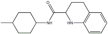 N-(4-methylcyclohexyl)-1,2,3,4-tetrahydroquinoline-2-carboxamide 구조식 이미지