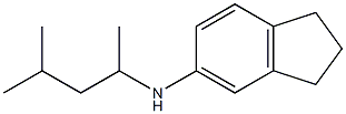 N-(4-methylpentan-2-yl)-2,3-dihydro-1H-inden-5-amine 구조식 이미지