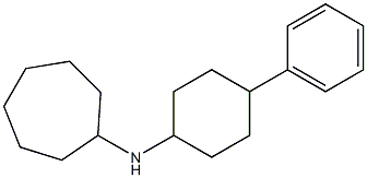 N-(4-phenylcyclohexyl)cycloheptanamine 구조식 이미지