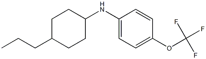 N-(4-propylcyclohexyl)-4-(trifluoromethoxy)aniline 구조식 이미지