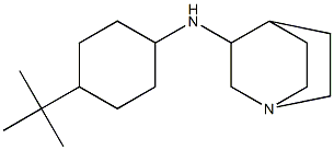 N-(4-tert-butylcyclohexyl)-1-azabicyclo[2.2.2]octan-3-amine 구조식 이미지