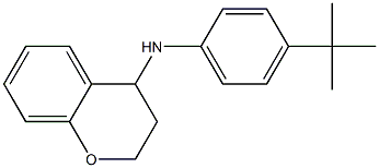 N-(4-tert-butylphenyl)-3,4-dihydro-2H-1-benzopyran-4-amine 구조식 이미지