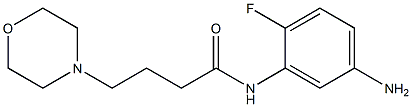 N-(5-amino-2-fluorophenyl)-4-morpholin-4-ylbutanamide Structure
