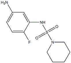 N-(5-amino-2-fluorophenyl)piperidine-1-sulfonamide Structure