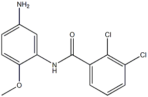N-(5-amino-2-methoxyphenyl)-2,3-dichlorobenzamide 구조식 이미지