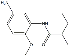 N-(5-amino-2-methoxyphenyl)-2-methylbutanamide 구조식 이미지