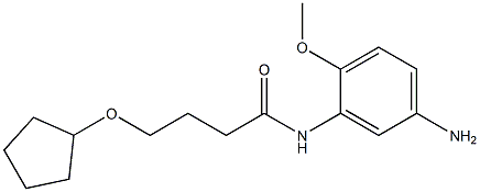 N-(5-amino-2-methoxyphenyl)-4-(cyclopentyloxy)butanamide Structure