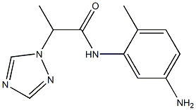 N-(5-amino-2-methylphenyl)-2-(1H-1,2,4-triazol-1-yl)propanamide Structure