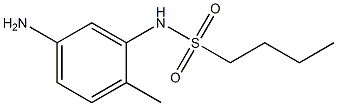 N-(5-amino-2-methylphenyl)butane-1-sulfonamide 구조식 이미지