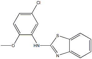 N-(5-chloro-2-methoxyphenyl)-1,3-benzothiazol-2-amine Structure