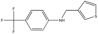 N-(thiophen-3-ylmethyl)-4-(trifluoromethyl)aniline 구조식 이미지