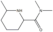 N,N,6-trimethylpiperidine-2-carboxamide 구조식 이미지