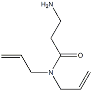 N,N-diallyl-3-aminopropanamide Structure