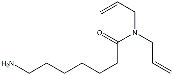 N,N-diallyl-7-aminoheptanamide 구조식 이미지