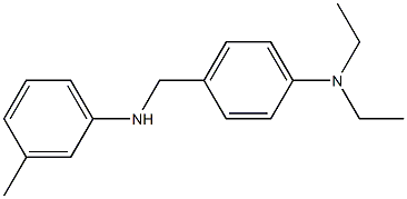 N,N-diethyl-4-{[(3-methylphenyl)amino]methyl}aniline 구조식 이미지