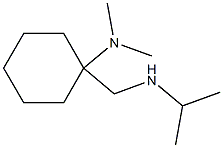 N,N-dimethyl-1-[(propan-2-ylamino)methyl]cyclohexan-1-amine Structure