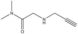 N,N-dimethyl-2-(prop-2-yn-1-ylamino)acetamide 구조식 이미지