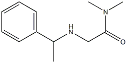 N,N-dimethyl-2-[(1-phenylethyl)amino]acetamide 구조식 이미지