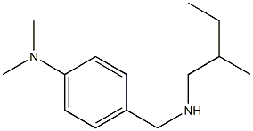 N,N-dimethyl-4-{[(2-methylbutyl)amino]methyl}aniline Structure