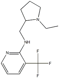 N-[(1-ethylpyrrolidin-2-yl)methyl]-3-(trifluoromethyl)pyridin-2-amine 구조식 이미지