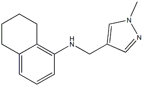 N-[(1-methyl-1H-pyrazol-4-yl)methyl]-5,6,7,8-tetrahydronaphthalen-1-amine Structure