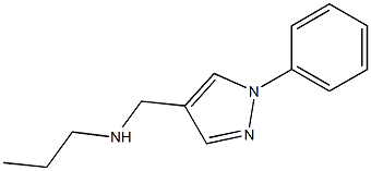 N-[(1-phenyl-1H-pyrazol-4-yl)methyl]-N-propylamine Structure