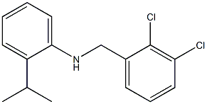 N-[(2,3-dichlorophenyl)methyl]-2-(propan-2-yl)aniline 구조식 이미지