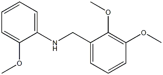 N-[(2,3-dimethoxyphenyl)methyl]-2-methoxyaniline 구조식 이미지