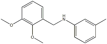N-[(2,3-dimethoxyphenyl)methyl]-3-methylaniline Structure