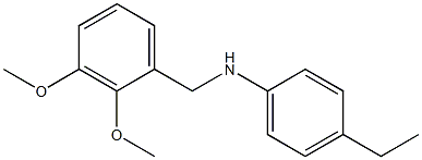 N-[(2,3-dimethoxyphenyl)methyl]-4-ethylaniline 구조식 이미지