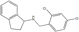 N-[(2,4-dichlorophenyl)methyl]-2,3-dihydro-1H-inden-1-amine 구조식 이미지